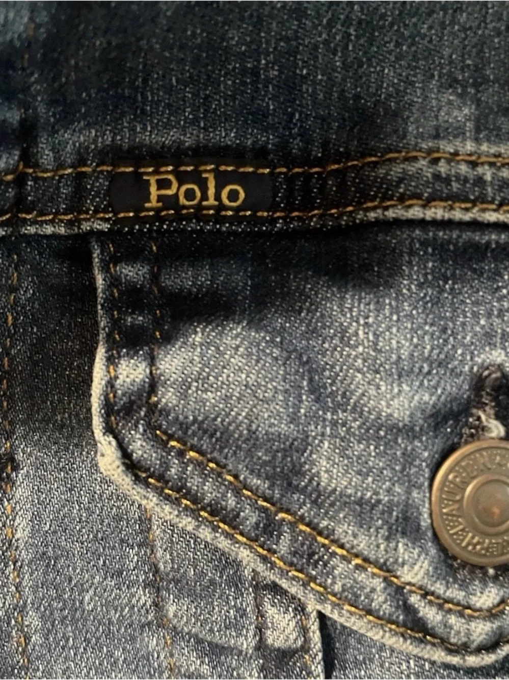 Polo‎ Ralph Lauren Denim Jean Jacket Girls Size 16 /Woman’s XS